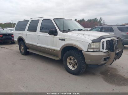 2003 FORD EXCURSION EDDIE BAUER White  Diesel 1FMSU45P43EB96165 photo #1