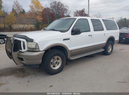 2003 FORD EXCURSION EDDIE BAUER White  Diesel 1FMSU45P43EB96165 photo #3