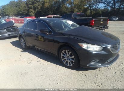 2016 MAZDA MAZDA6 I SPORT Black  Gasoline JM1GJ1U57G1453110 photo #1