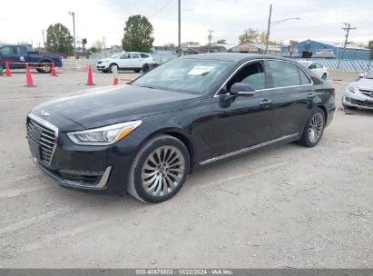 2019 GENESIS G90 3.3T PREMIUM Black  Gasoline KMHG34JA9KU052674 photo #3