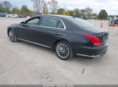 2019 GENESIS G90 3.3T PREMIUM Black  Gasoline KMHG34JA9KU052674 photo #4