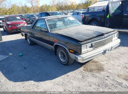 1987 CHEVROLET EL CAMINO Black  Gasoline 3GCCW80HXHS913644 photo #1