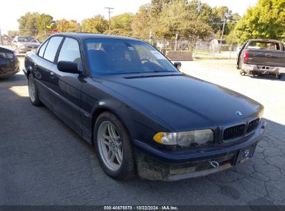 2001 BMW 740IA Black  Gasoline WBAGG83411DN83211 photo #1