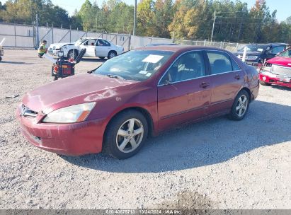 2003 HONDA ACCORD 2.4 EX Maroon  Gasoline JHMCM56643C044708 photo #3