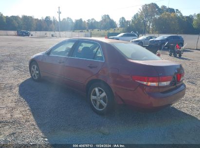 2003 HONDA ACCORD 2.4 EX Maroon  Gasoline JHMCM56643C044708 photo #4