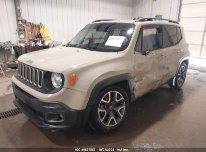 2015 JEEP RENEGADE LATITUDE Beige  Gasoline ZACCJABT6FPC17529 photo #3