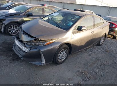 2018 TOYOTA PRIUS PRIME PREMIUM Gray  Hybrid JTDKARFP2J3081646 photo #3