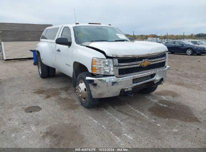 2012 CHEVROLET SILVERADO 3500HD WORK TRUCK White  Flexible Fuel 1GC3KZCG7CF217342 photo #1