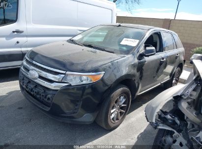 2013 FORD EDGE SE Black  Gasoline 2FMDK3GC2DBE03751 photo #3