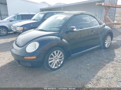 2008 VOLKSWAGEN NEW BEETLE SE Black  Gasoline 3VWRG31Y48M402229 photo #3