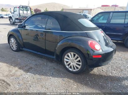 2008 VOLKSWAGEN NEW BEETLE SE Black  Gasoline 3VWRG31Y48M402229 photo #4