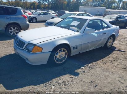 1992 MERCEDES-BENZ 500 SL White  Gasoline WDBFA66E8NF045705 photo #3