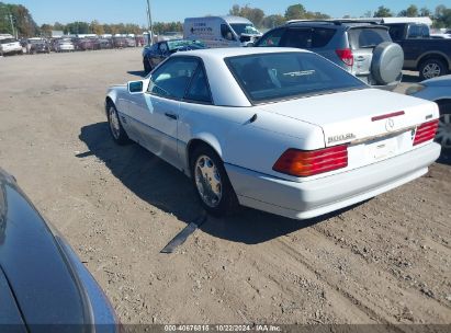 1992 MERCEDES-BENZ 500 SL White  Gasoline WDBFA66E8NF045705 photo #4