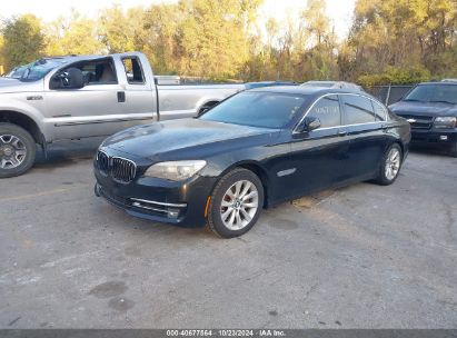 2013 BMW 740LI Black  Gasoline WBAYE4C58DD137167 photo #3