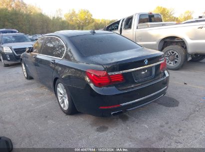 2013 BMW 740LI Black  Gasoline WBAYE4C58DD137167 photo #4