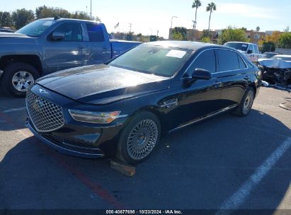 2020 GENESIS G90 3.3T PREMIUM RWD Black  Gasoline KMTF34PA7LU076059 photo #3