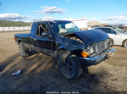 2004 FORD RANGER XLT Black  Gasoline 1FTZR15E74PB39403 photo #1