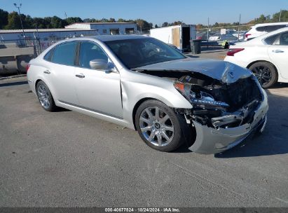 2011 HYUNDAI EQUUS SIGNATURE Silver  Gasoline KMHGH4JF2BU029380 photo #1