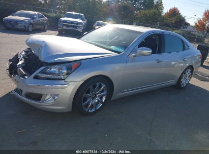 2011 HYUNDAI EQUUS SIGNATURE Silver  Gasoline KMHGH4JF2BU029380 photo #3