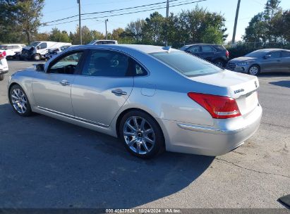 2011 HYUNDAI EQUUS SIGNATURE Silver  Gasoline KMHGH4JF2BU029380 photo #4