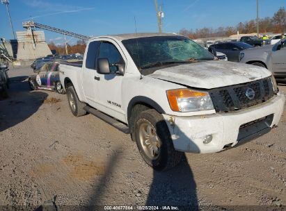 2011 NISSAN TITAN PRO-4X White  Flexible Fuel 1N6BA0CC2BN301643 photo #1