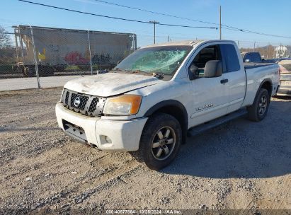 2011 NISSAN TITAN PRO-4X White  Flexible Fuel 1N6BA0CC2BN301643 photo #3