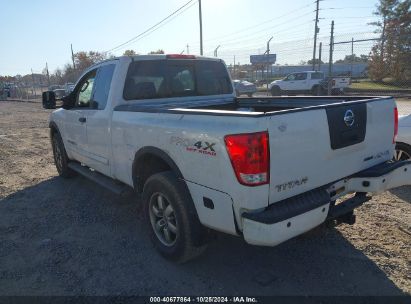 2011 NISSAN TITAN PRO-4X White  Flexible Fuel 1N6BA0CC2BN301643 photo #4