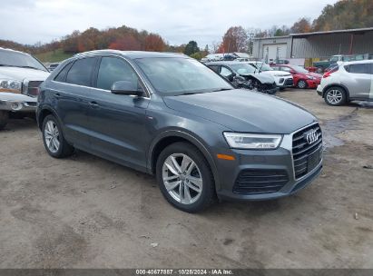 2018 AUDI Q3 Gray  Gasoline WA1JCCFSXJR018177 photo #1