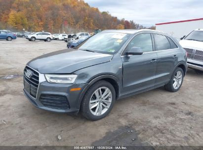 2018 AUDI Q3 Gray  Gasoline WA1JCCFSXJR018177 photo #3