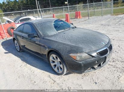 2005 BMW 645CI Black  Gasoline WBAEH73445B869456 photo #1