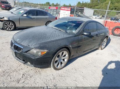 2005 BMW 645CI Black  Gasoline WBAEH73445B869456 photo #3