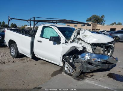 2021 CHEVROLET SILVERADO 1500 2WD  LONG BED WT Black  Gasoline 3GCNWAEF6MG431547 photo #1