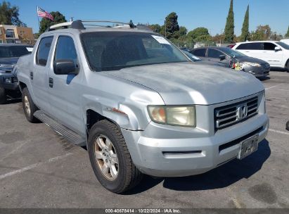 2007 HONDA RIDGELINE RT Silver  Gasoline 2HJYK16297H501644 photo #1