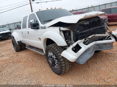 2014 FORD F-450 LARIAT White  Diesel 1FT8W4DT3EEA40712 photo #1