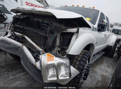 2014 FORD F-450 LARIAT White  Diesel 1FT8W4DT3EEA40712 photo #3