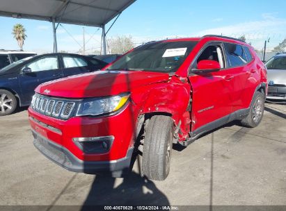 2020 JEEP COMPASS SUN AND WHEEL FWD Red  Gasoline 3C4NJCBB7LT211657 photo #3