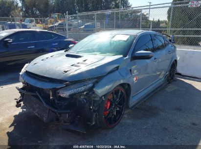 2020 HONDA CIVIC TYPE R TOURING Gray  Gasoline SHHFK8G70LU200757 photo #3