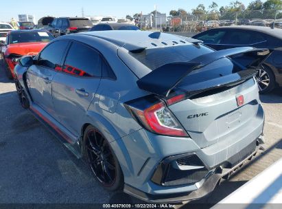 2020 HONDA CIVIC TYPE R TOURING Gray  Gasoline SHHFK8G70LU200757 photo #4