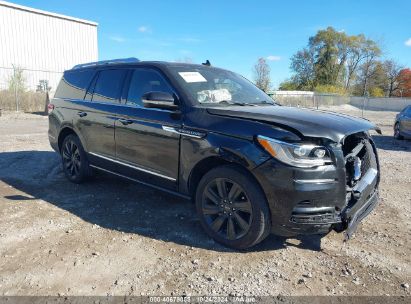 2022 LINCOLN NAVIGATOR RESERVE Black  Gasoline 5LMJJ2LT8NEL11570 photo #1