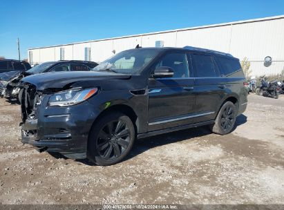 2022 LINCOLN NAVIGATOR RESERVE Black  Gasoline 5LMJJ2LT8NEL11570 photo #3