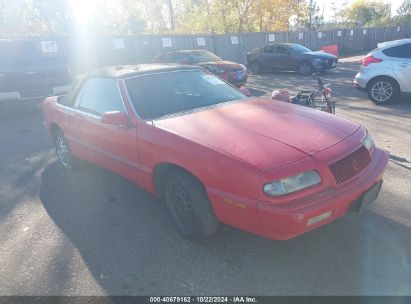 1995 CHRYSLER LEBARON GTC Red  Gasoline 1C3EU4538SF638697 photo #1