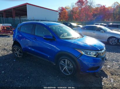 2021 HONDA HR-V AWD EX-L Blue  Gasoline 3CZRU6H71MM746003 photo #1