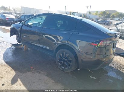 2024 TESLA MODEL X LONG RANGE Gray  Electric 7SAXCDE59RF444867 photo #4