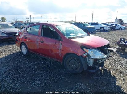 2016 NISSAN VERSA 1.6 S+ Red  Gasoline 3N1CN7AP0GL916597 photo #1