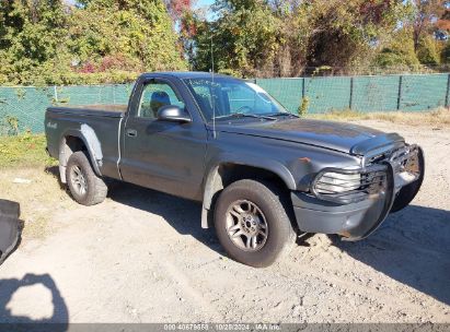 2003 DODGE DAKOTA Gray  Gasoline 1D7GG16X53S152214 photo #1