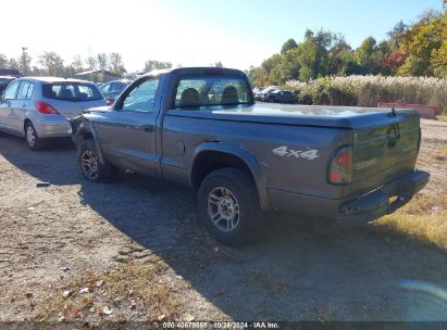 2003 DODGE DAKOTA Gray  Gasoline 1D7GG16X53S152214 photo #4