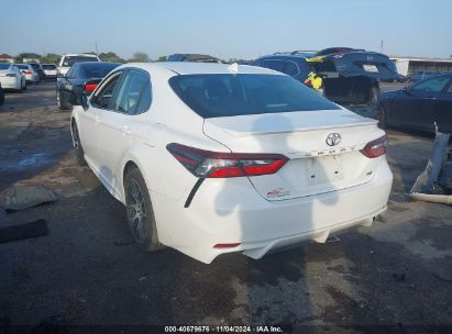 2021 TOYOTA CAMRY SE White  Gasoline 4T1G11AK6MU427355 photo #4