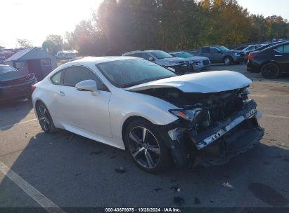 2017 LEXUS RC 200T White  Gasoline JTHHA5BCXH5006714 photo #1