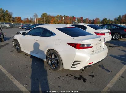 2017 LEXUS RC 200T White  Gasoline JTHHA5BCXH5006714 photo #4