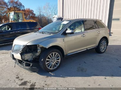 2011 LINCOLN MKX Gold  Gasoline 2LMDJ8JK4BBJ30300 photo #3